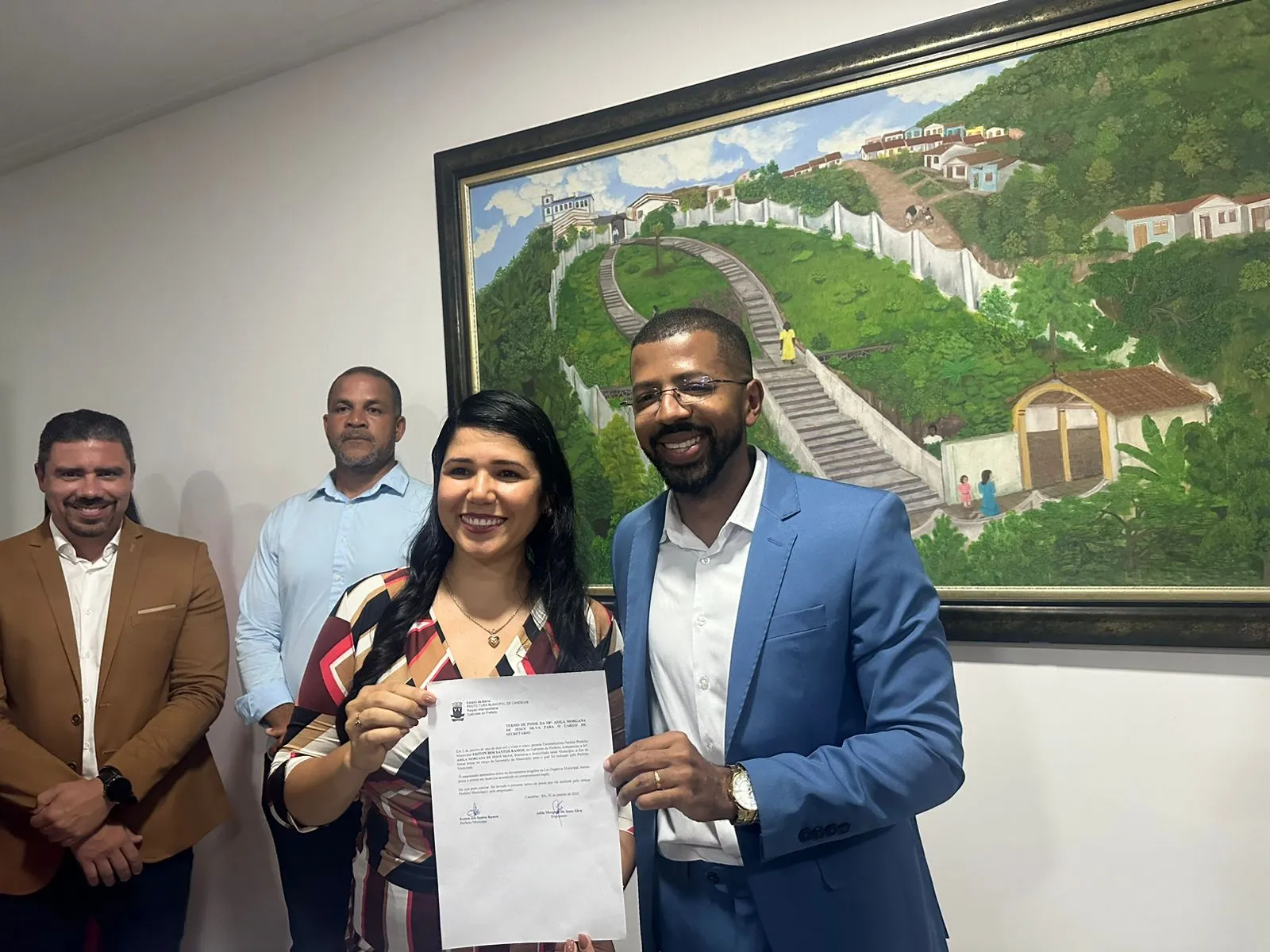 o prefeito Eriton Ramos anunciou Ádila Morgana como a nova Secretária de Saúde