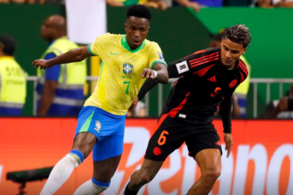 Vinicius Júnior decide e Brasil derrota Colômbia pelas Eliminatórias