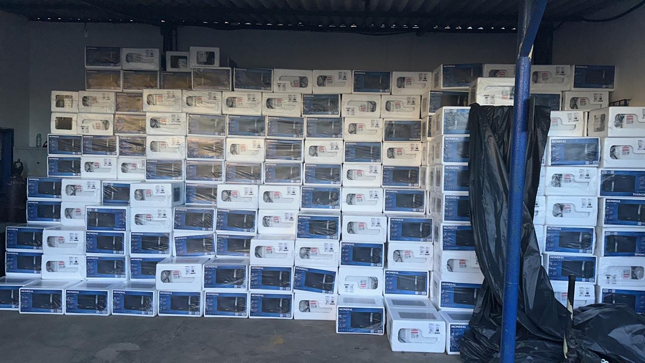 Polícia recupera eletrodomésticos roubados e prende 14 suspeitos