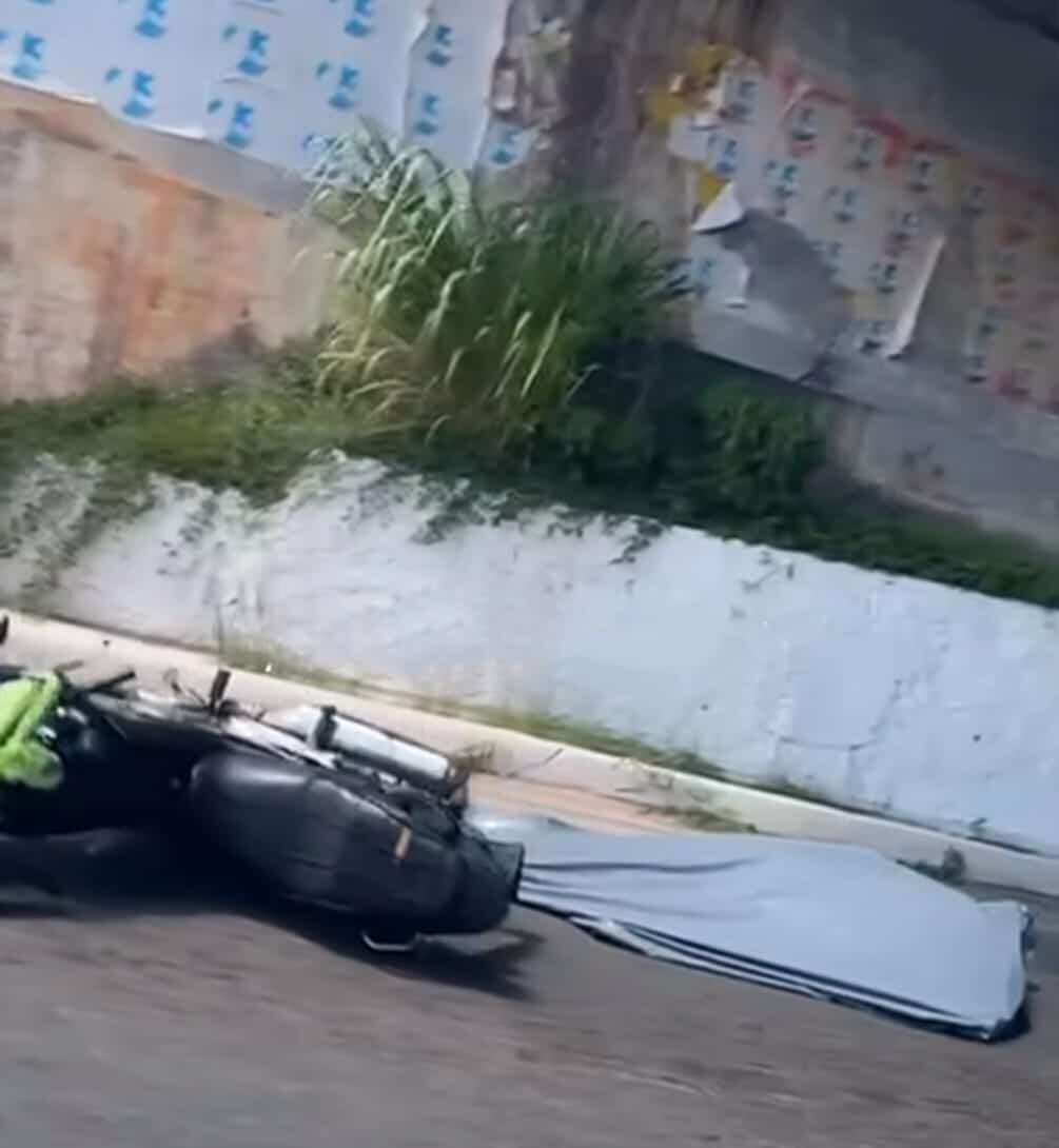 Morte de motociclista em acidente no Trevo da Cascalheira, Camaçari