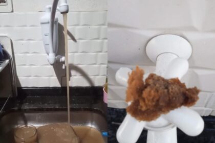 Revolta em Camaçari: Água Marrom Embasa não Resolve.