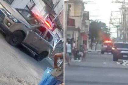Transporte público paralisado em Fazenda Coutos após morte de 12 suspeitos