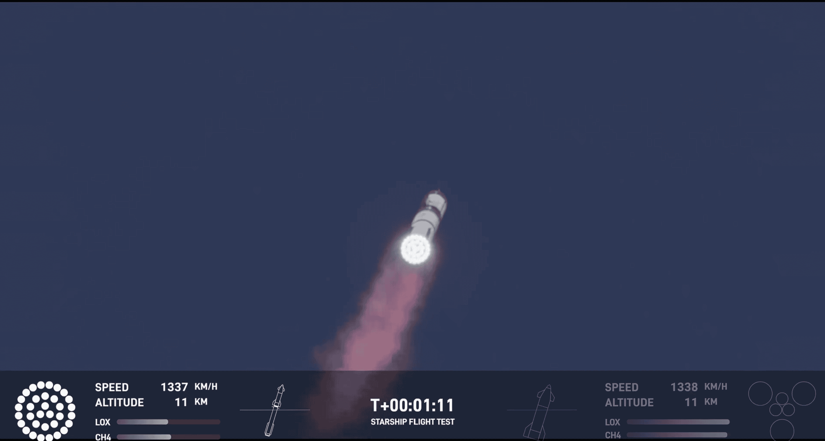 Astronauta tira fotos de explosão da Starship no espaço