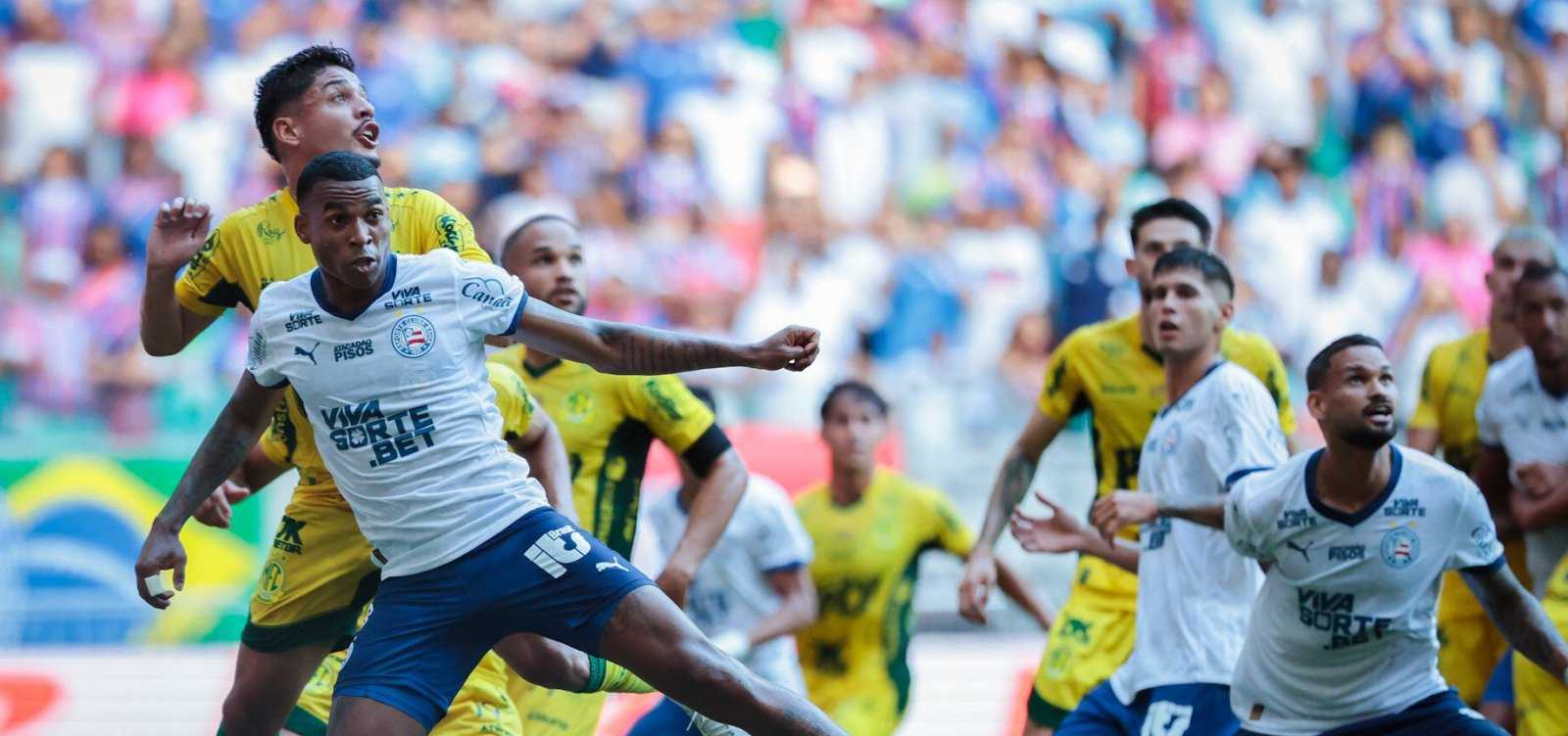 Bahia empata com Mirassol na Arena Fonte Nova e segue sem vencer no Brasileirão
