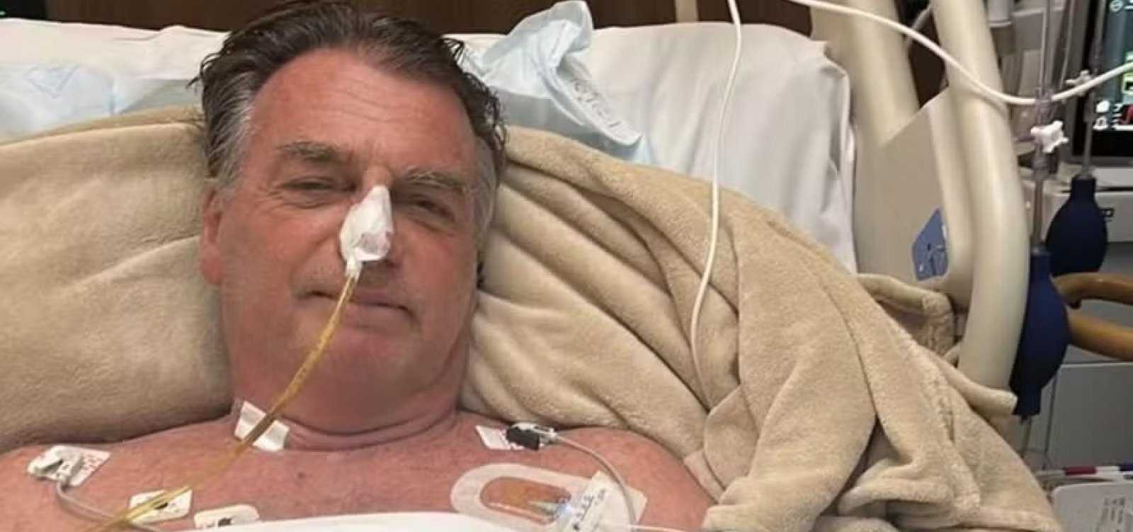 Bolsonaro completa duas semanas internado e segue com alimentação por sonda