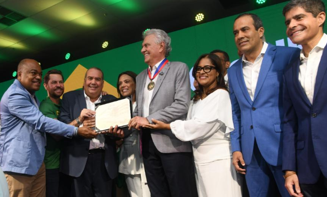 Caiado critica Lula, Gleisi e dá 'indiretas' a Bolsonaro em lançamento de pré-candidatura