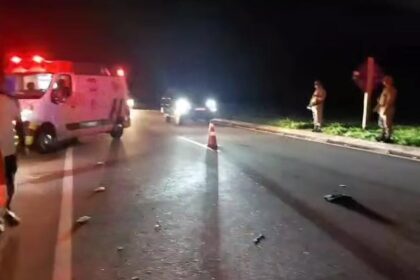 Ciclista ferido em acidente na BA-099 Abrantes