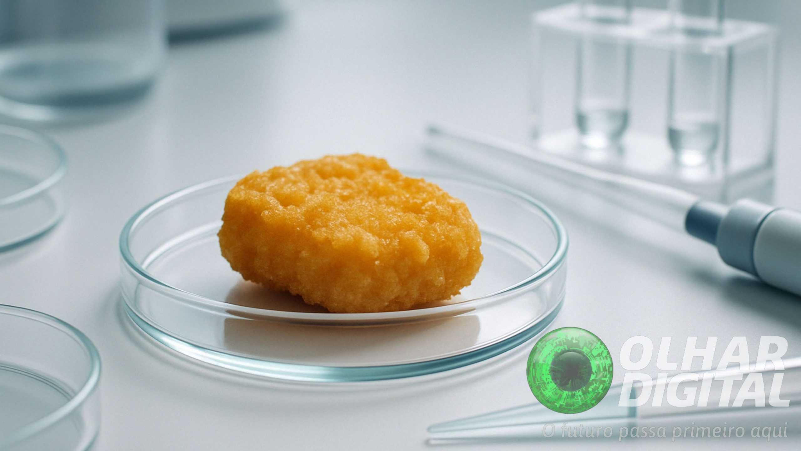 Amassaria? Cientistas criam 1º 'nugget' com carne de laboratório
