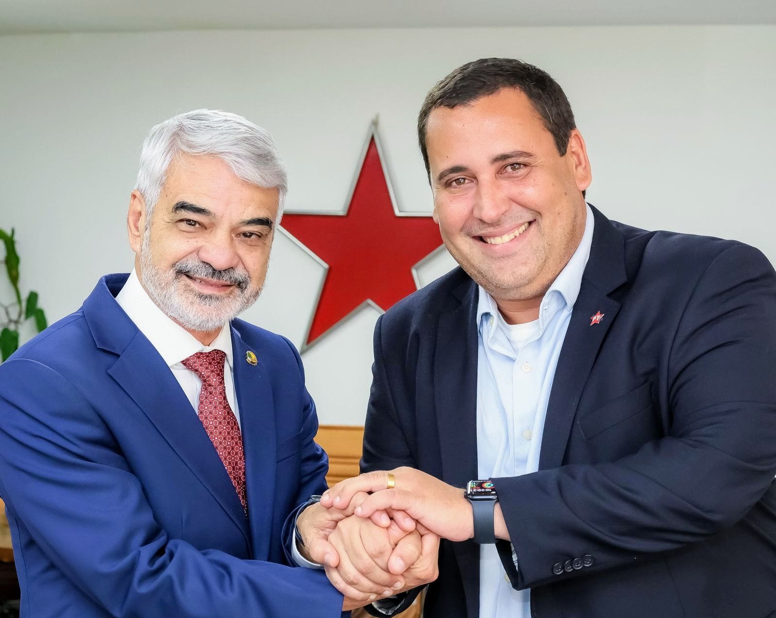 Ao lado do presidente nacional, Éden afirma: “Juntos vamos construir a maior eleição da história do PT”