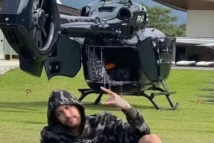 Helicóptero de luxo de Neymar é impedido de viajar por conta de certificado vencido