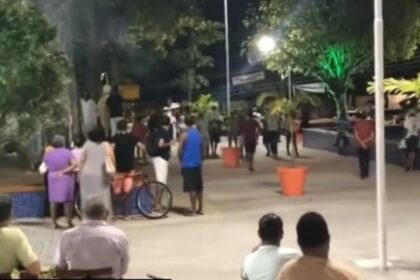 Mulher quase esfaqueada na Praça Montenegro