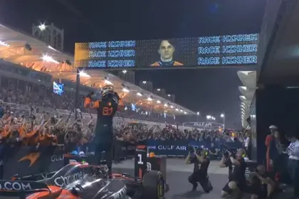 Oscar Piastri, da McLaren, vence GP do Bahrein e assume liderança do campeonato