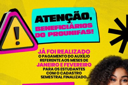 Pagamento do Prounifas de janeiro e fevereiro já foi feito: confira status!