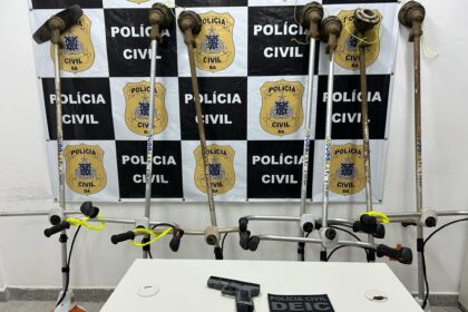 Polícia recupera roçadeiras roubadas de agentes de limpeza