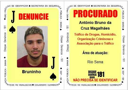 SSP atualiza Baralho do Crime com novos foragidos da Justiça