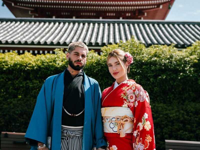 Tatuagem Romântica: Virginia e Zé Felipe no Japão antes do Fim