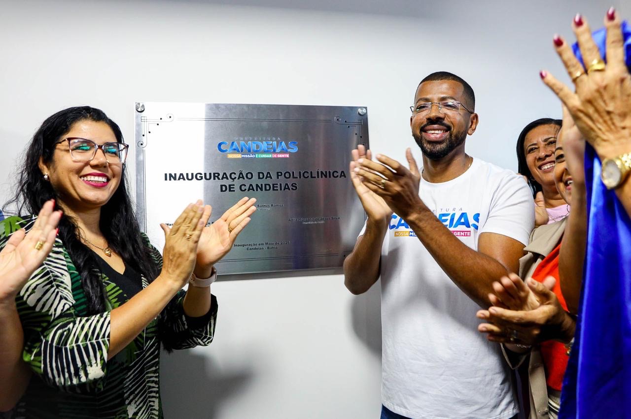 Candeias: Prefeitura inaugura Policlínica e anuncia novo sistema de saúde