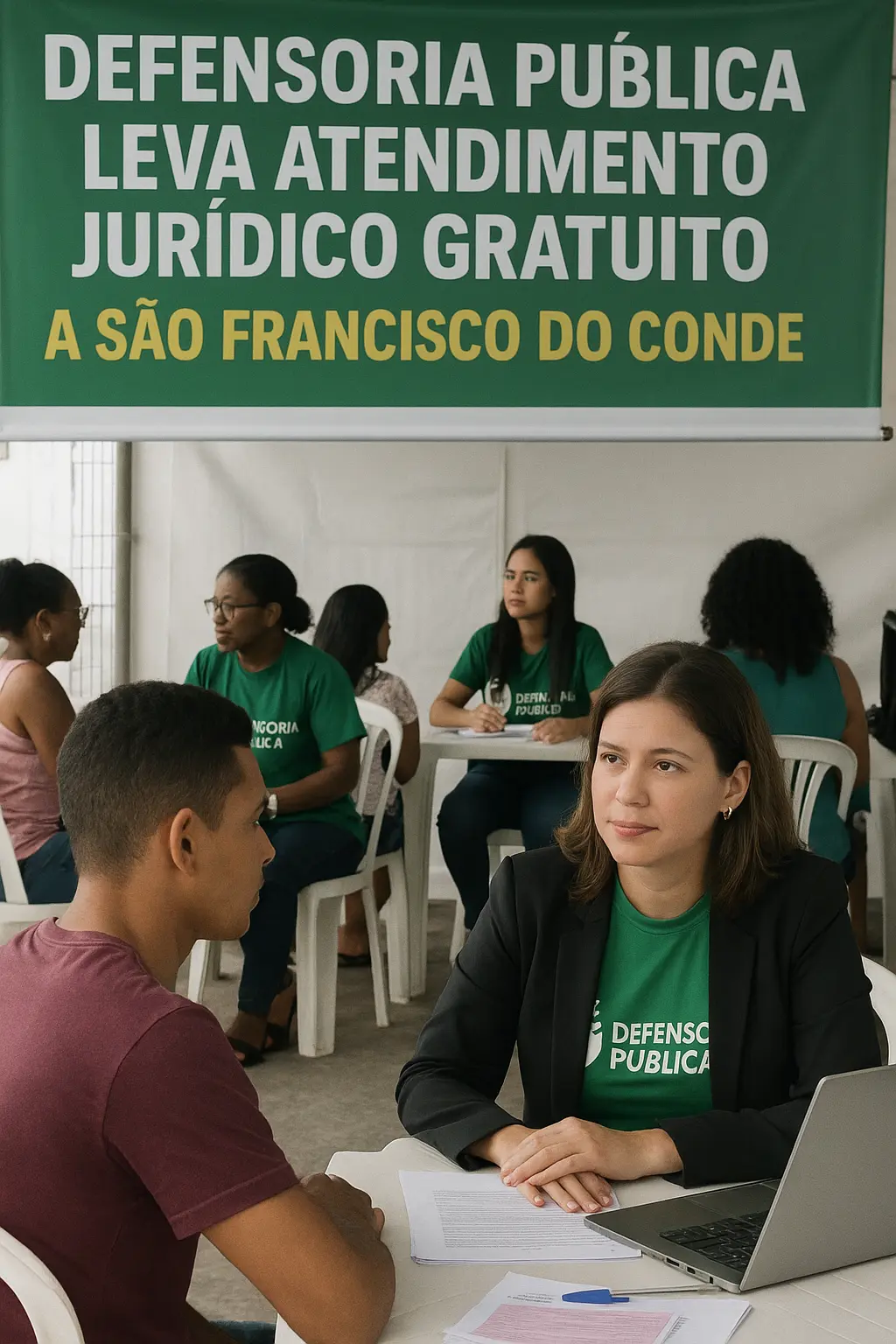 Defensoria Pública leva atendimento jurídico gratuito a São Francisco do Conde