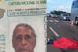 Motorista que atropelou e matou policial é levado à delegacia