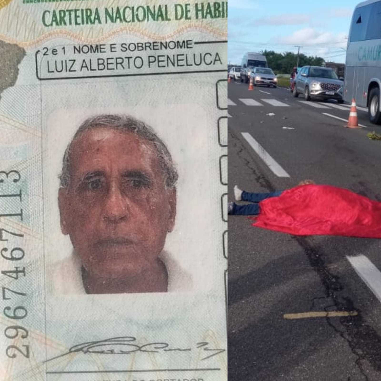 Motorista que atropelou e matou policial é levado à delegacia