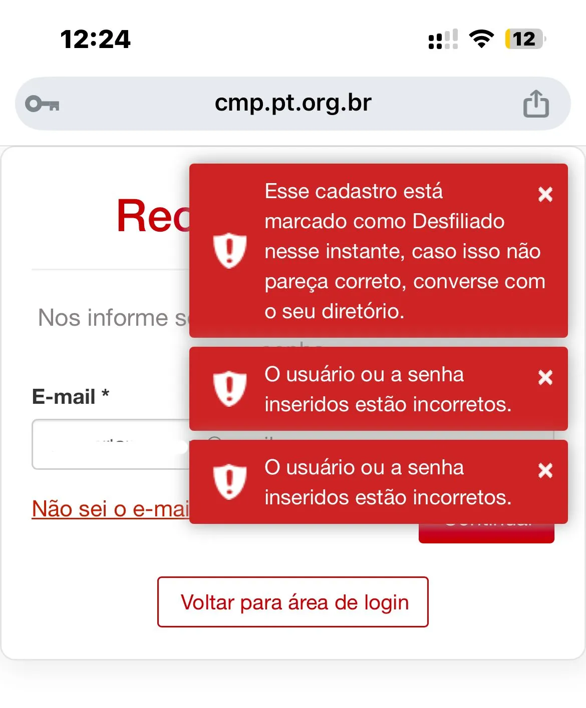 Desfiliações em massa no PT de Candeias geram crise e acusações contra presidente municipal