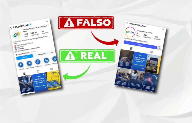 Cuidado: Golpistas criam perfis falsos se passando pelo INSS