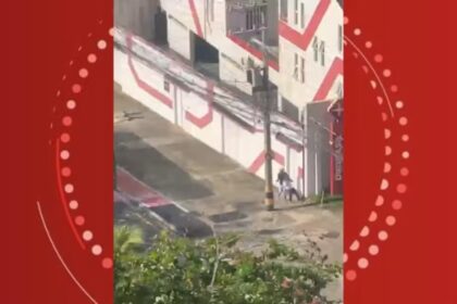 Polícia persegue suspeito em Salvador; PM é baleado e suspeito morre