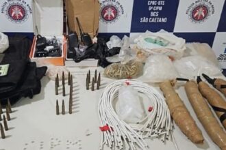Polícia prende homem com dinamite, drogas e munições em Marechal Rondon