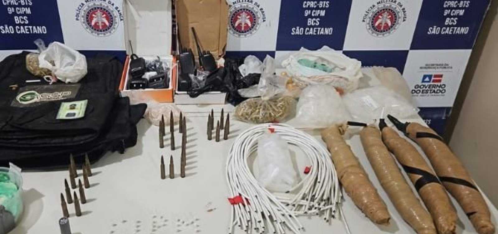 Polícia prende homem com dinamite, drogas e munições em Marechal Rondon