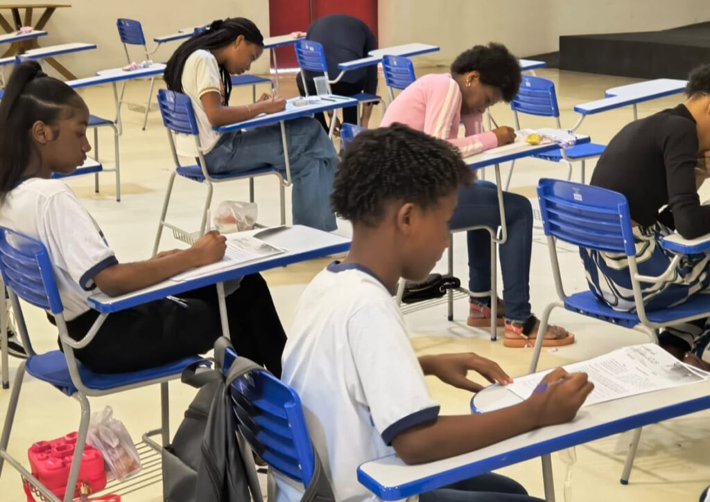 Estudantes premiados participando dessa edição