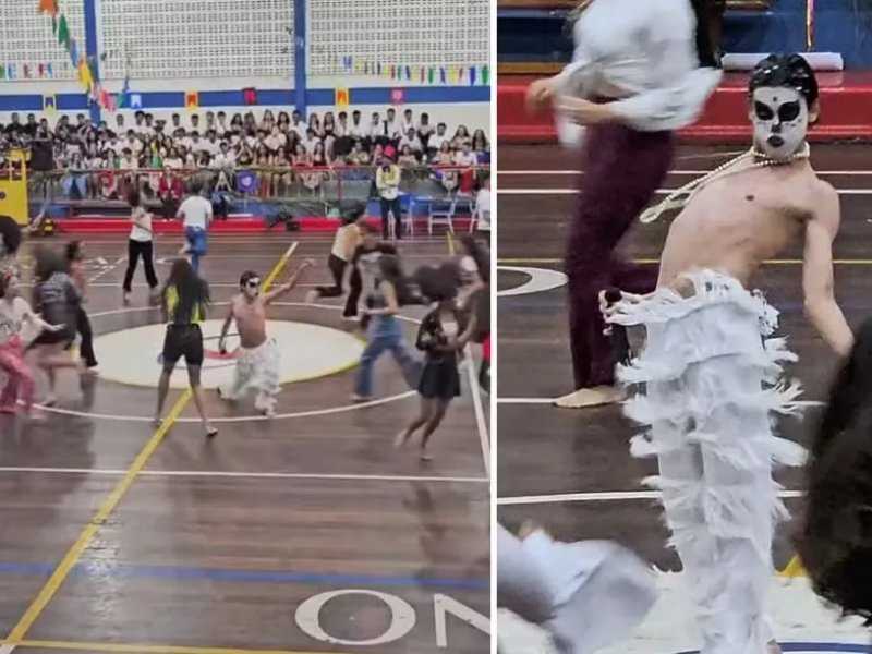 Aluno de Salvador Viraliza com Performance de Ney Matogrosso