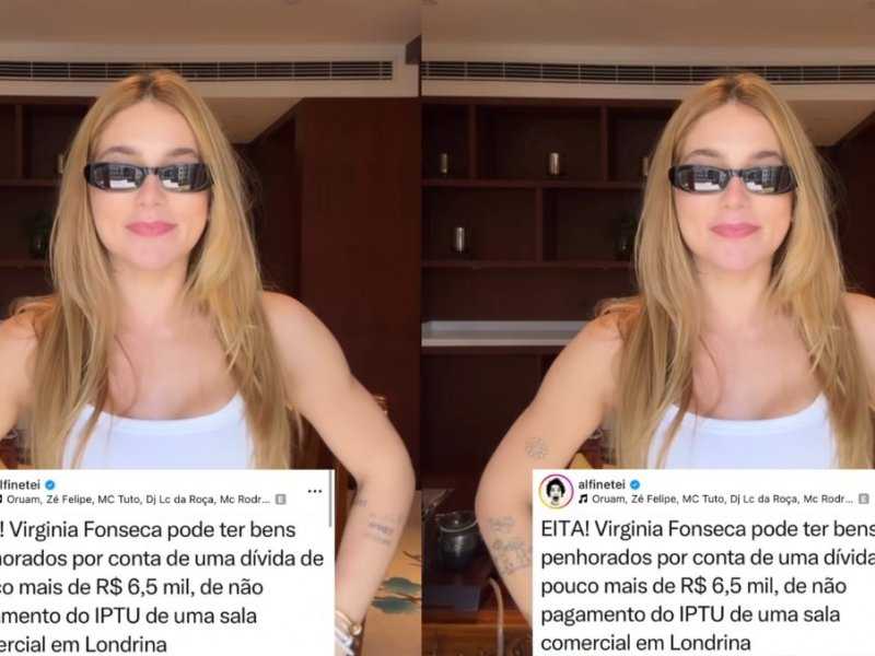 IPTU de R$ 6,5 mil: Virginia desabafa e culpa a mãe!