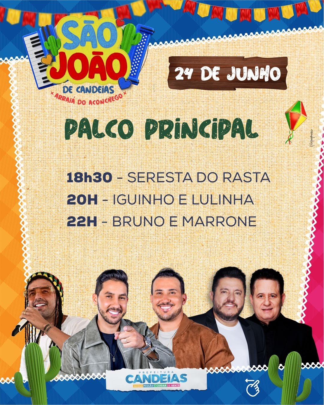 Candeias inicia festejos de são joão neste sábado; confira horários Candeias inicia festejos de São João neste sábado; confira horários