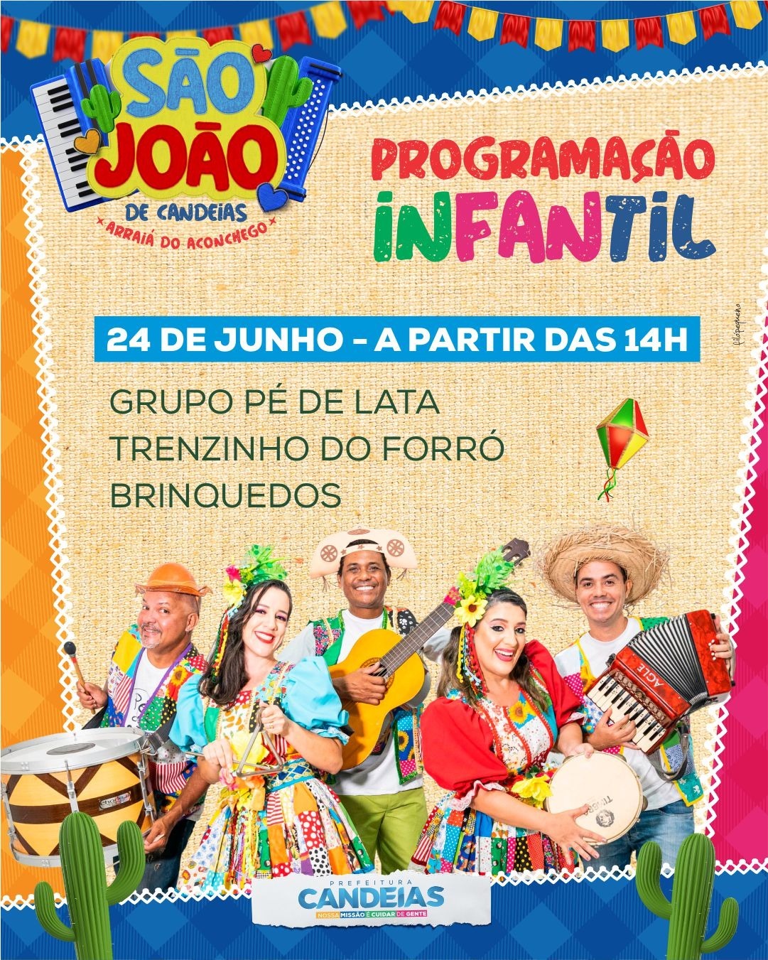 Candeias inicia festejos de são joão neste sábado; confira horários Candeias inicia festejos de São João neste sábado; confira horários
