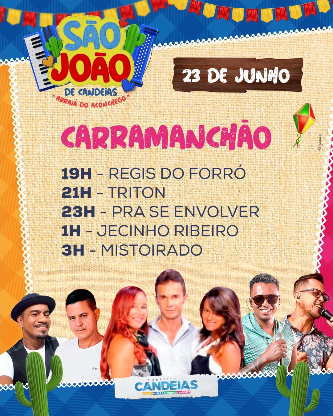 Candeias inicia festejos de são joão neste sábado; confira horários Candeias inicia festejos de São João neste sábado; confira horários