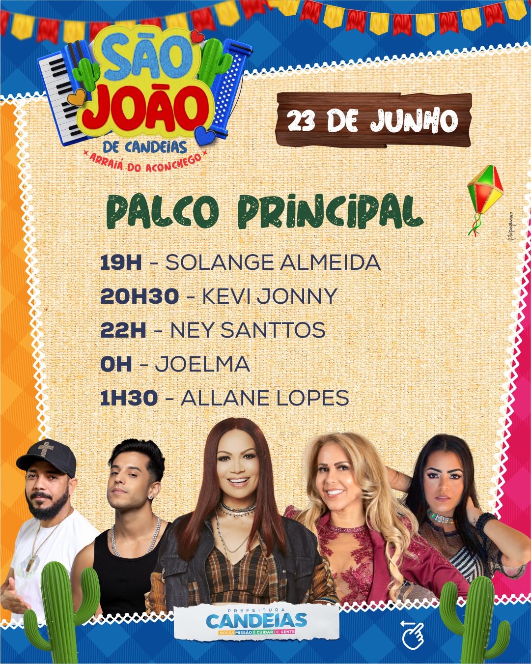 Candeias inicia festejos de são joão neste sábado; confira horários Candeias inicia festejos de São João neste sábado; confira horários