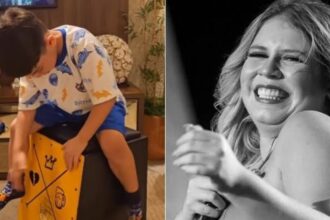 Filho de Marília Mendonça emociona ao tocar canção inesquecível