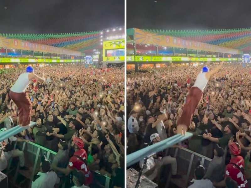 Nattan Salta em Multidão: Trampolim Surpreende Campina Grande!