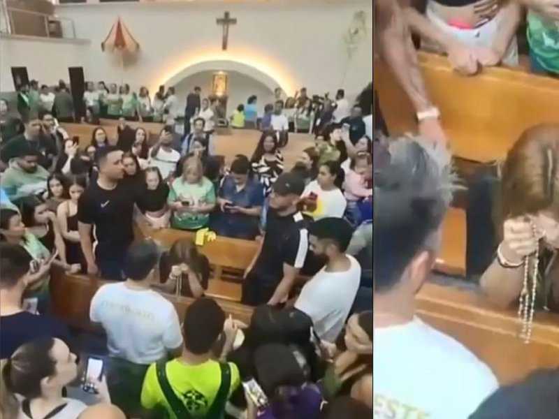 Fãs Acompanham Oração de Virginia Fonseca em Igreja Lotada