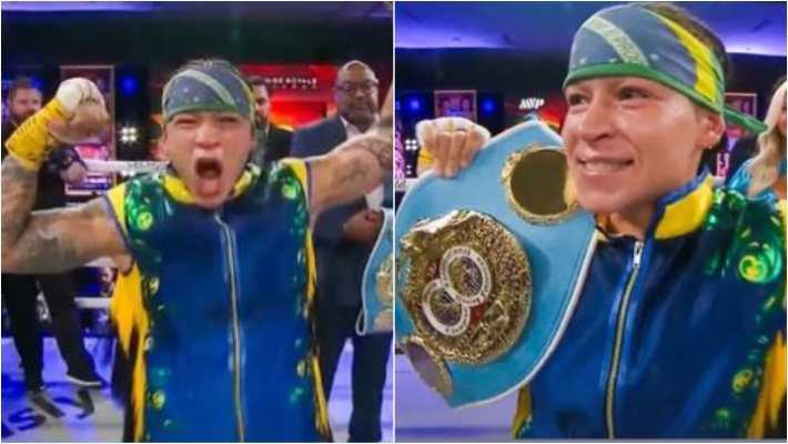 Bia Ferreira vence argentina Maria Ferreyra e mantém cinturão mundial de boxe peso-leve