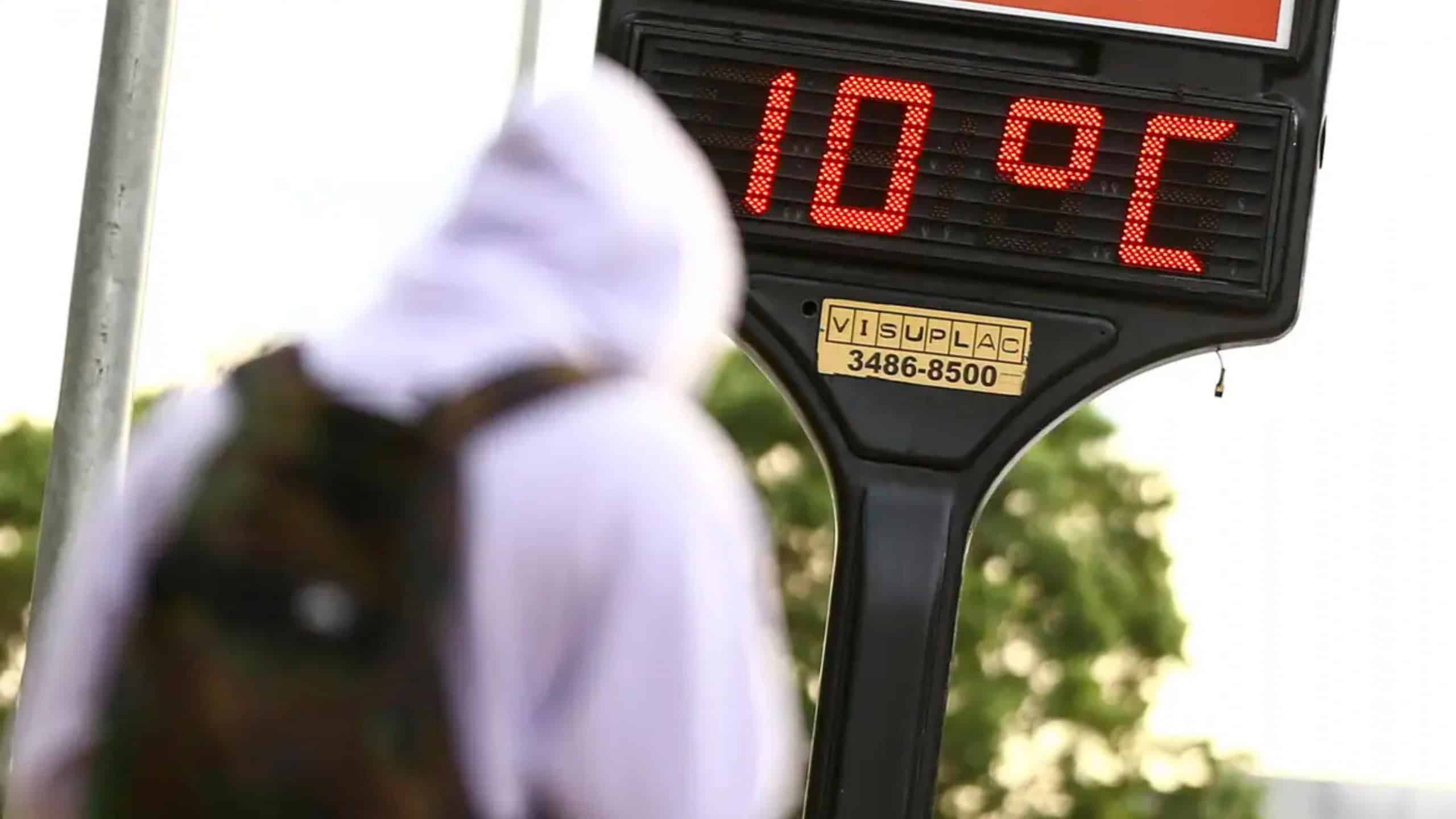 Até quando vai a onda de frio que chegou hoje no Brasil?