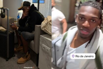 Lamine Yamal e atacante português desembarcam no Brasil para curtirem férias