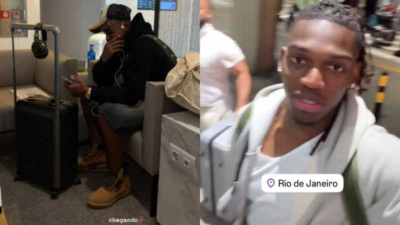 Lamine Yamal e atacante português desembarcam no Brasil para curtirem férias