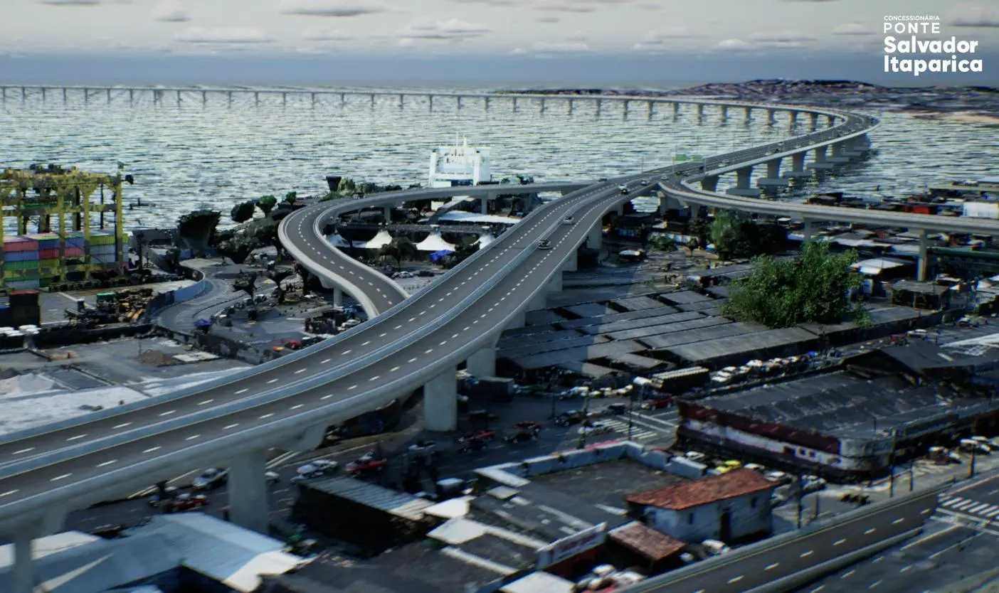 Ponte Salvador-Itaparica: vídeo mostra projeto em 3D e benefícios para a Bahia