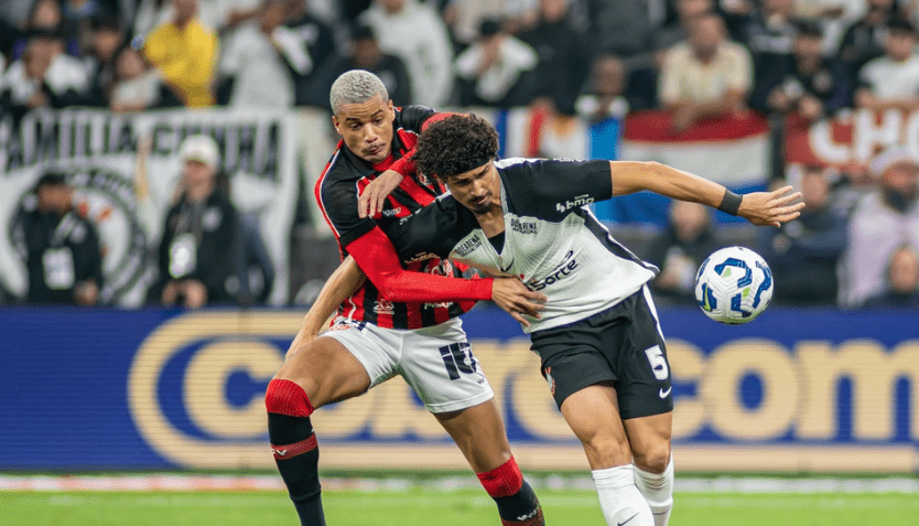 Vitória segura o Corinthians, empata em São Paulo e deixa a zona de rebaixamento