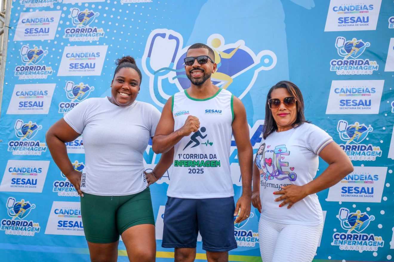 Candeias: Enfermeiros finalizam festividades com corrida na João Isidório