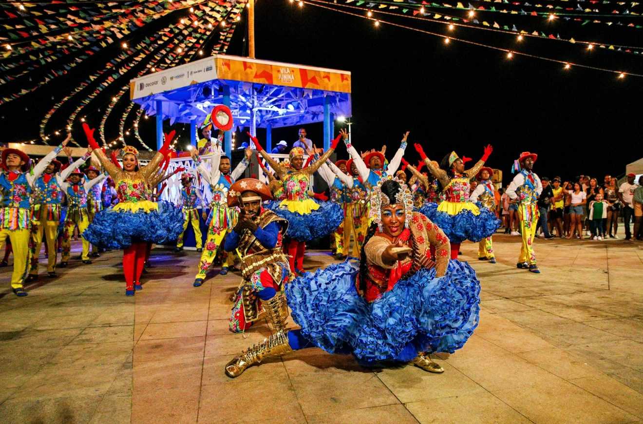 Quadrilha Brilho de Candeias brilha em evento da Rede Bahia