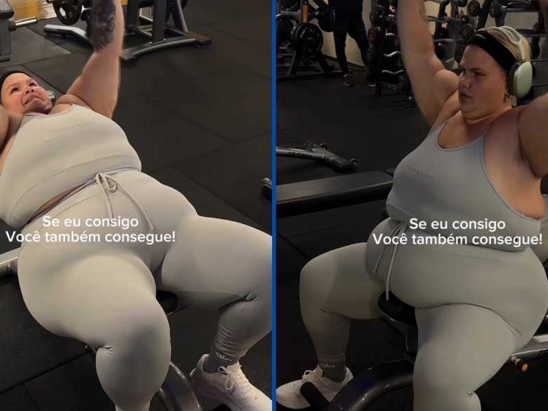 Emagrecimento de 50 kg: Thais Carla desafia seguidores a treinar!
