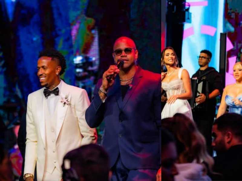 Vini Jr Brilha em Casamento de Éder Militão com Léo Santana!