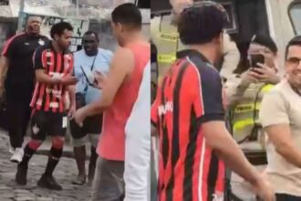 Novo atacante do Vitória é flagrado nas ruas do Pelourinho